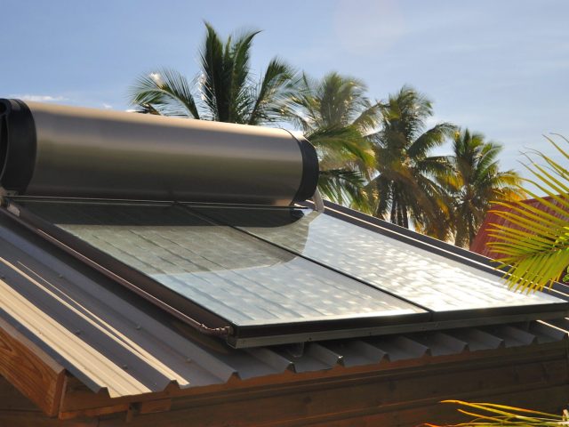 Chauffe-eau solaire.